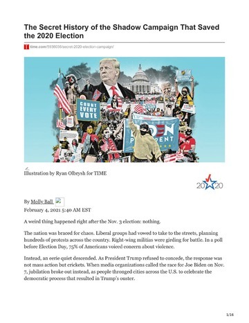 Did the deep state conspire to make Trump lose 2020 election?