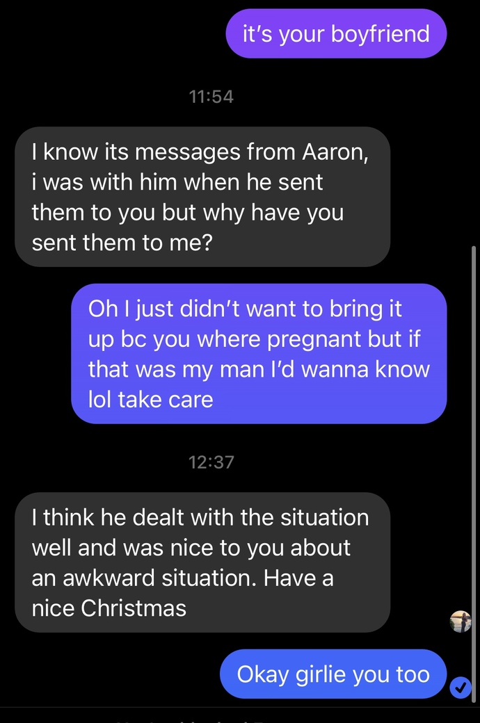 Was I wrong for informing his girlfriend?
