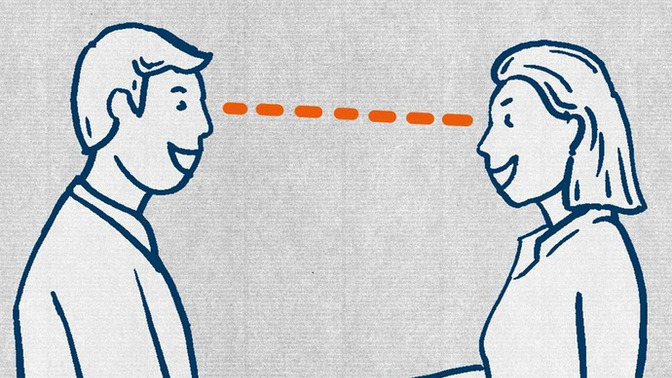 Maintaining eye contact?