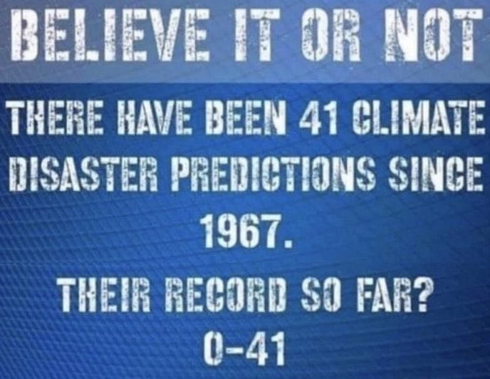 Is there climate crisis or not?