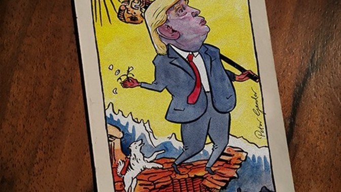 Did Trump claim to be a clairvoyant so he can plead insanity?