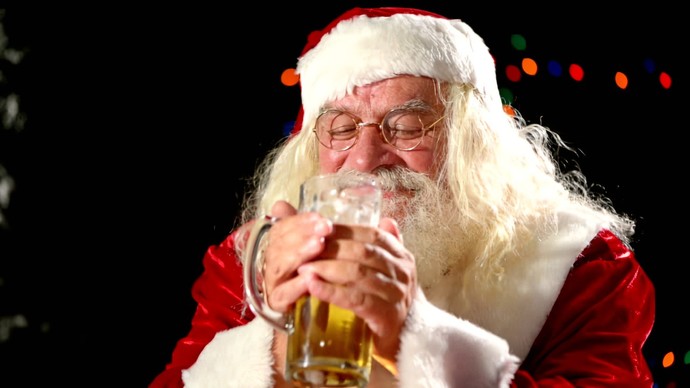 Its the day after Christmas - is Santa entitled to a brewski?