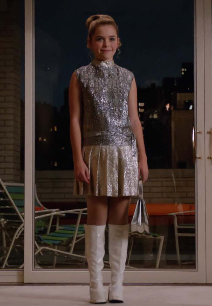 Parents, what age would you let your daughter wear mini skirts with knee high boots in public?