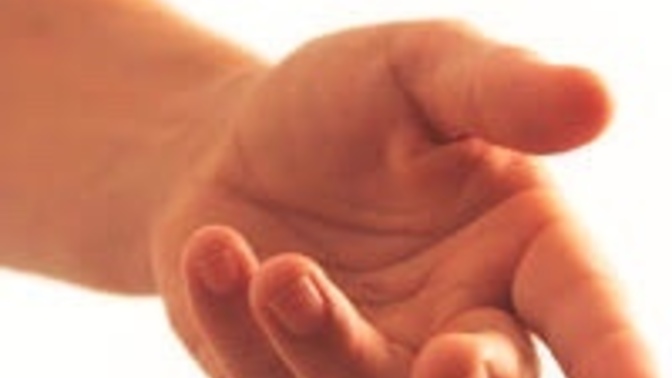 Why do men ask for your hands during a conversation?