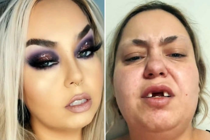 When a woman wears a bunch of makeup and implants is that a form of catfishing?