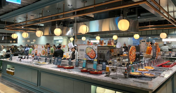 Ashley Queens, a Korean buffet serving American food