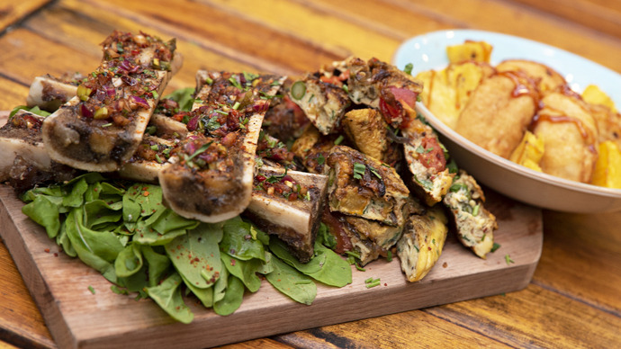 Do you like gobbling a big bone?