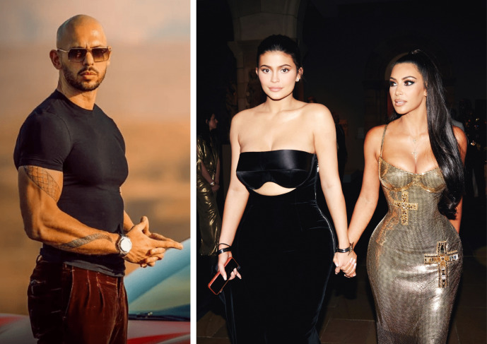 Do you think that Andrew Tate is basically just the male equivalent of Kim Kardashian?