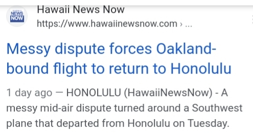 Man starts fight on plane?