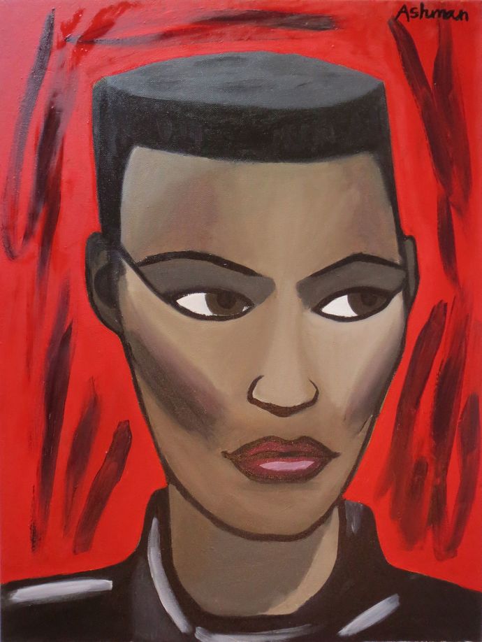 Random androgyne art, less disgusting to look at