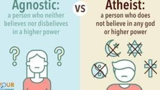 Are you agnostic or atheist?