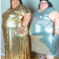 How much do you think each one of these two women weigh?