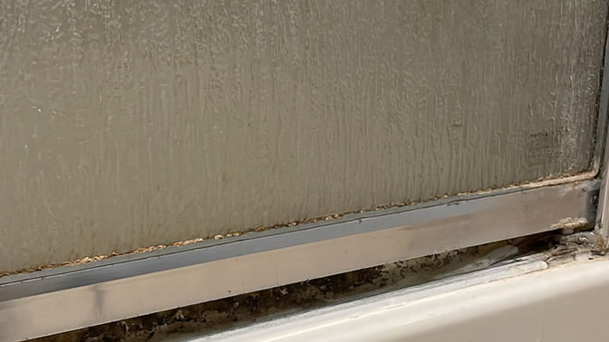 Help How Do I Remove Mold Rust & Cauk In My Bathroom?