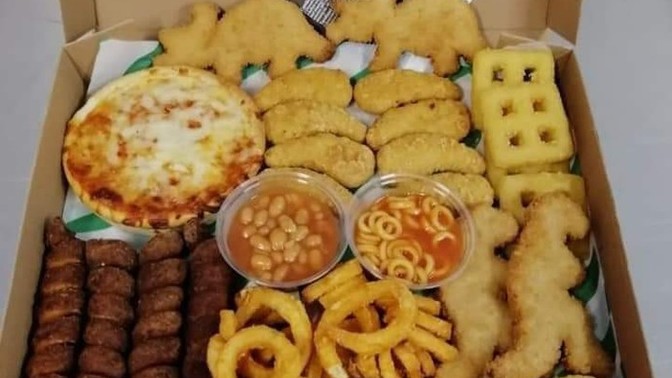 What's the best thing on a beige buffet?
