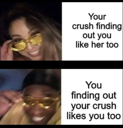 Girl looks at me, I look at her, what can I do?