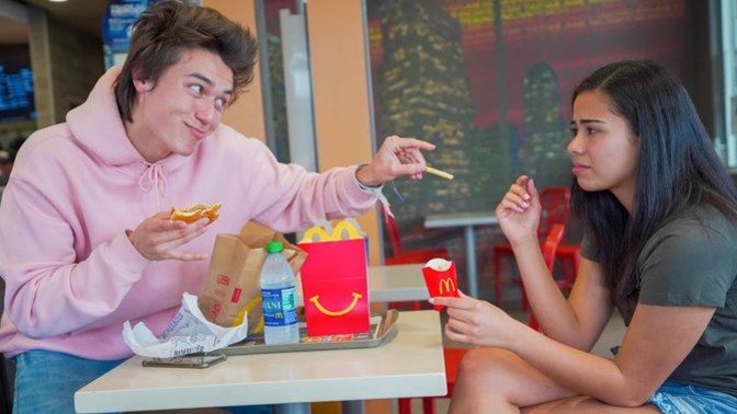 Is going to McDonalds acceptable for a first date nowadays?
