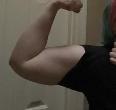 Are my biceps decent for a BF% of 35?