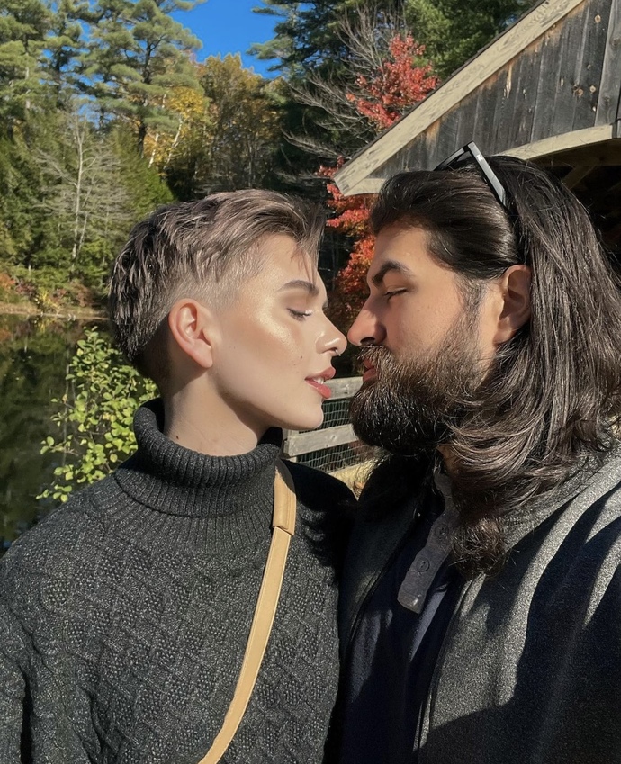 Would you judge a couple when a woman has short hair and a man has long hair?