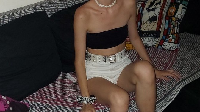 I know it's not summer, but do you think this outfit is cute? Is it too revealing?