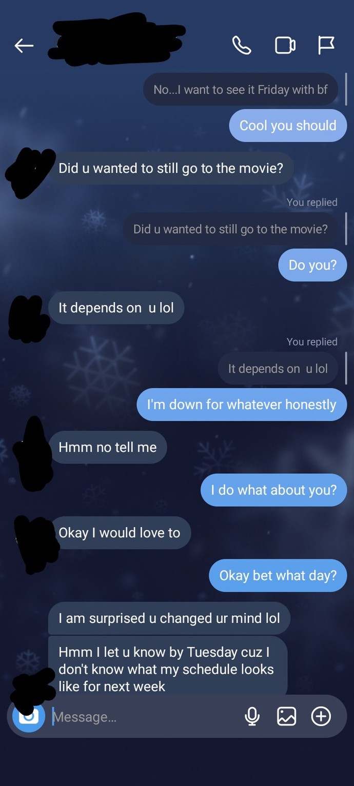 Does this girl like, like me even though she has a boyfriend bc Im confused?