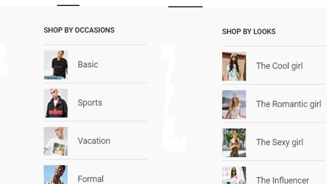 Have you noticed the difference between men's and women's section styling on clothing brands?