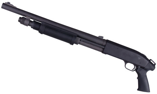 Why do shot guns look like it could be sawed off to look like a pistol grip?