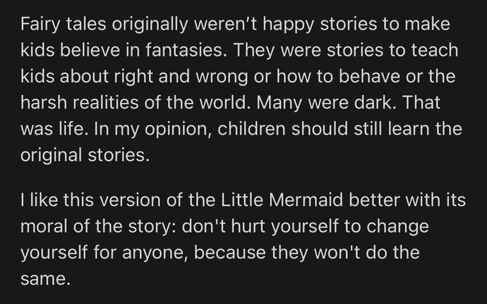 Is the real Mermaid story better?