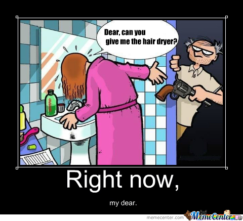 Do you use a hair dryer to finish drying off your bod after a shower/bath?