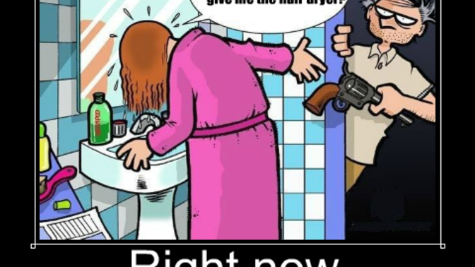 Do you use a hair dryer to finish drying off your bod after a shower/bath?