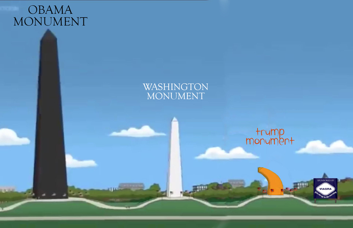 Obama should he get his own Washington monument for all he did?