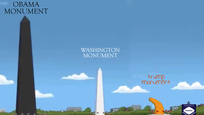 Obama should he get his own Washington monument for all he did?