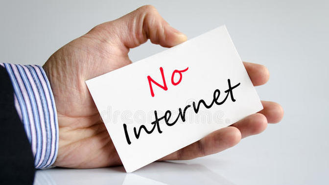 What do you do when your INTERNET is DOWN?
