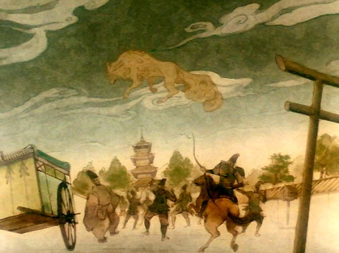 Were the dog demons of Inuyasha based on the Inugami or Tiangou?