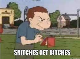 "Snitches Get Bitches" wouldve been the best slogan, though! You couldve had an incel army overnight! THINK MCFLY! THINK!