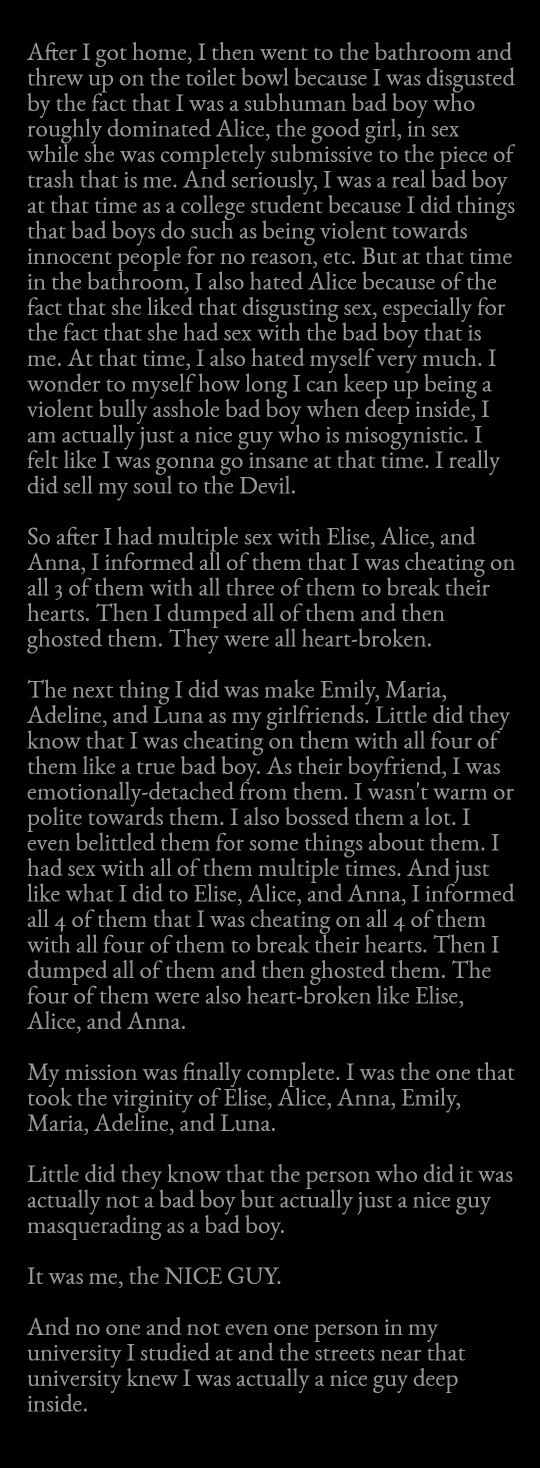 What do you think of this traumatic past of mine?
