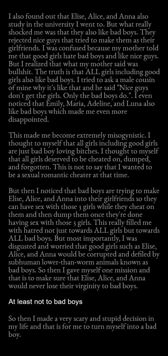 What do you think of this traumatic past of mine?