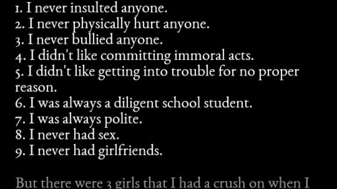 What do you think of this traumatic past of mine?