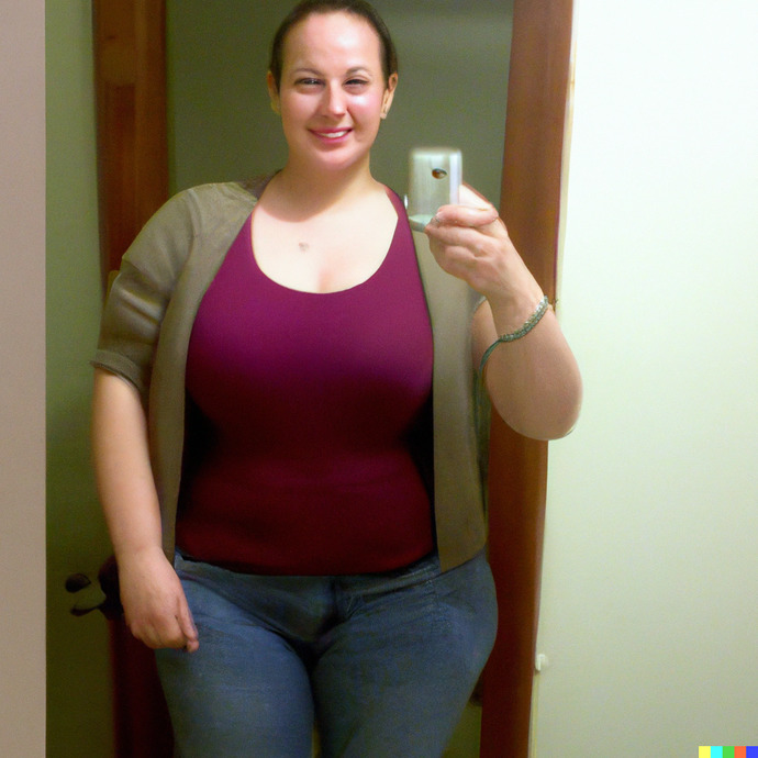 DALL-E Versions of Lara; the real one looked far better than these images.