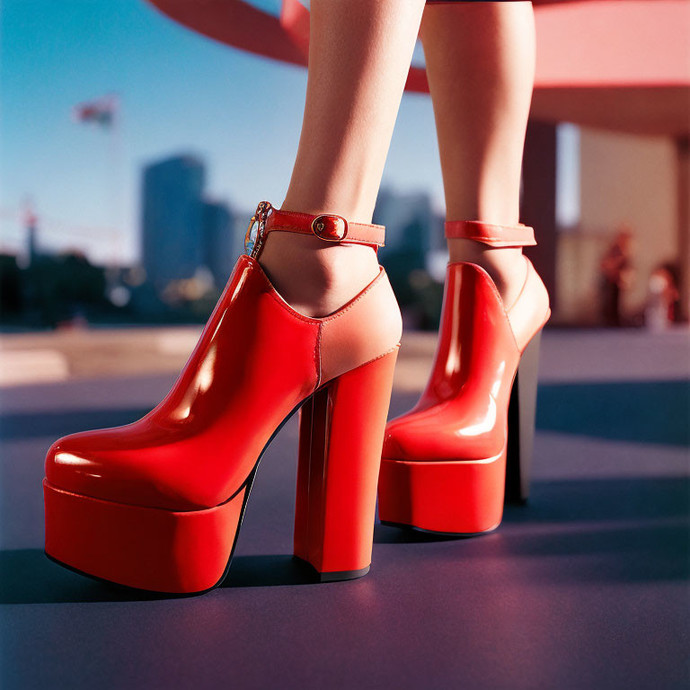 What do you think of these high heels for a 23 years old woman to go to her job at the town hall and to college?