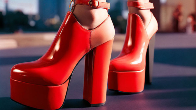 What do you think of these high heels for a 23 years old woman to go to her job at the town hall and to college?