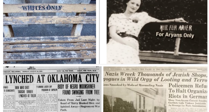 Was the Holocaust beginnings that different than America at the time?