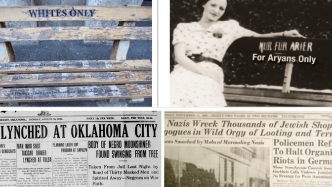 Was the Holocaust beginnings that different than America at the time?
