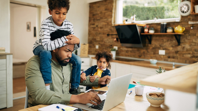 How does working from home affect psychological health?