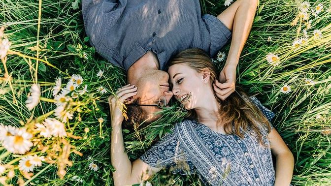 Together 12 months and we still haven't said I love you. Can I say it first?
