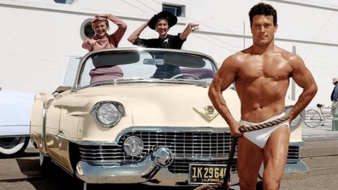 Which of these Classic photos of Celebrities with their cars is your favorite?