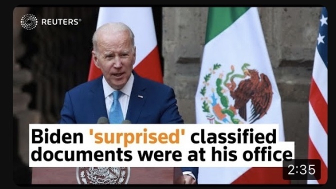 Dammit! Biden now has docs in his basement? Who the hell they think those docs belong to?