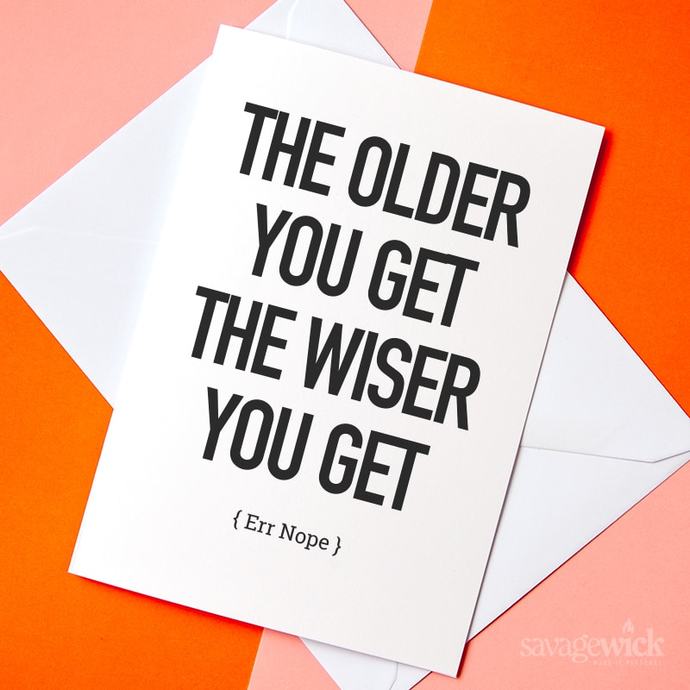 What are some things you notice IN YOURSELF as you get older?