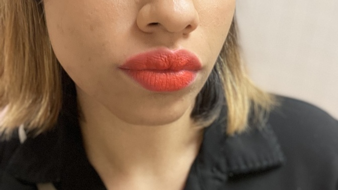 Guys, Does this orange lipstick suit me?