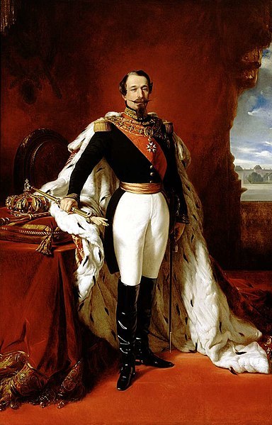 The Third Napoleon painting. Painter Franz Xaver Winterhalter 