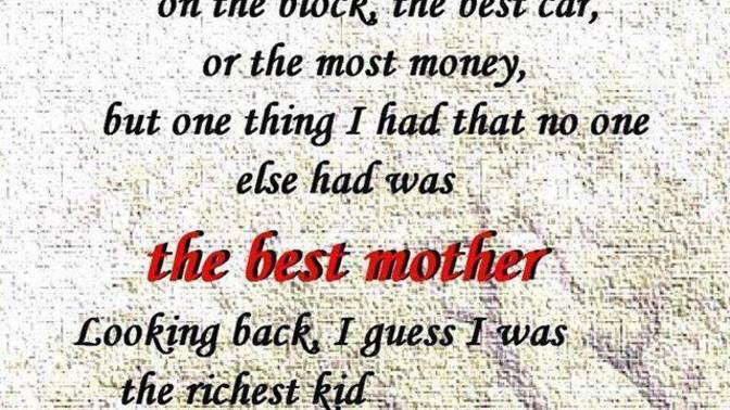 Girls, did you have a good relationship with your mother?